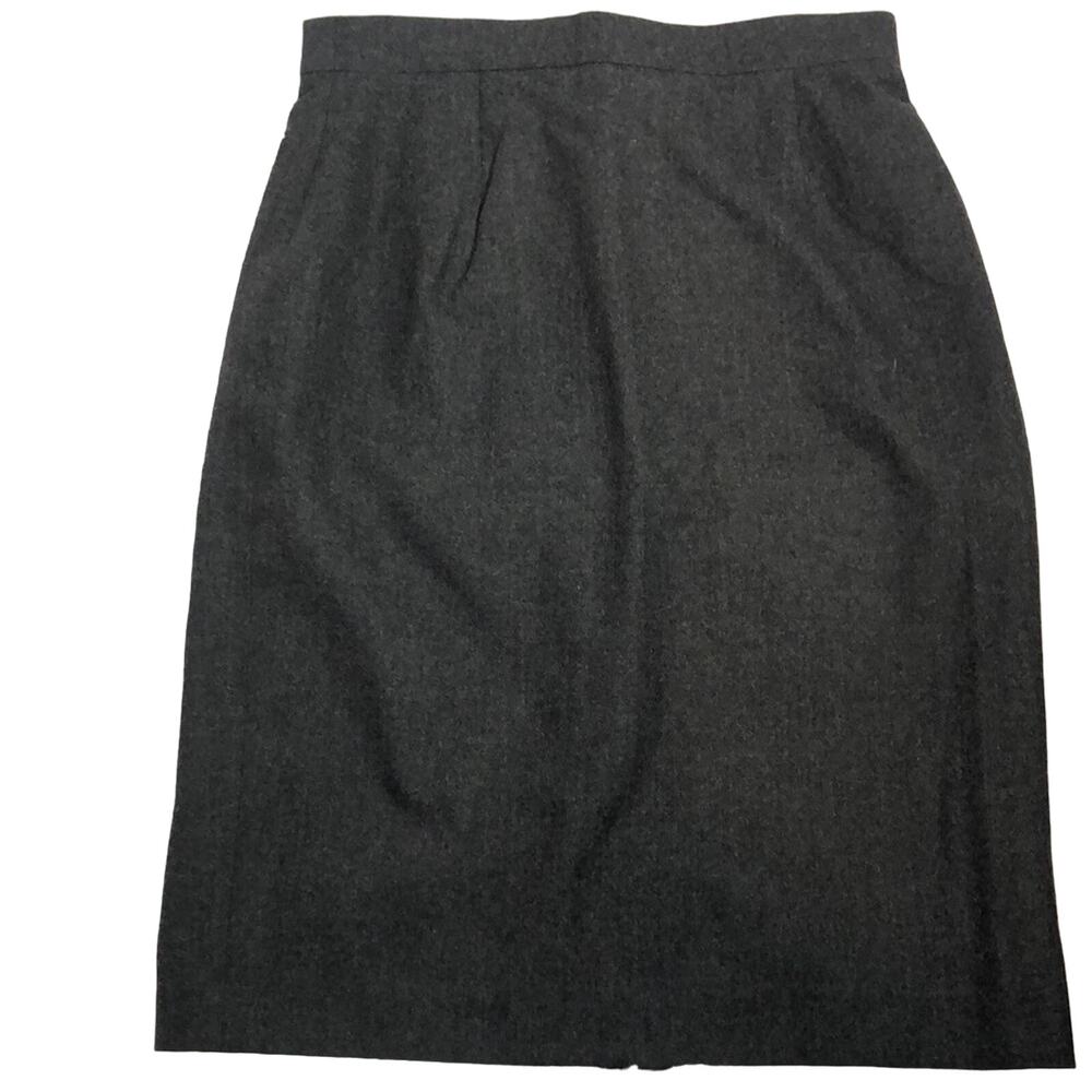 Burberry London Gray A-line Pencil Midi Designer skirt  8